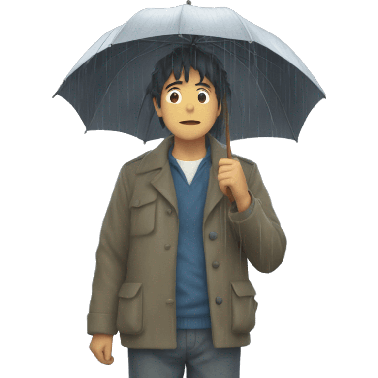 ghibli studio rain emoji