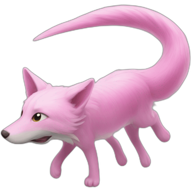 veiny pink tail emoji