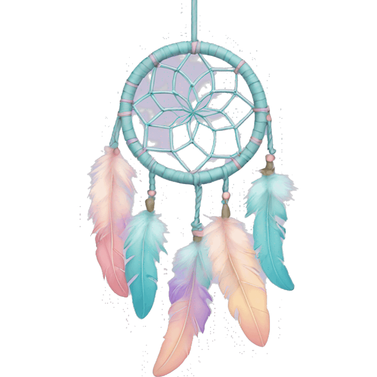 Mini pastel dreamcatcher emoji