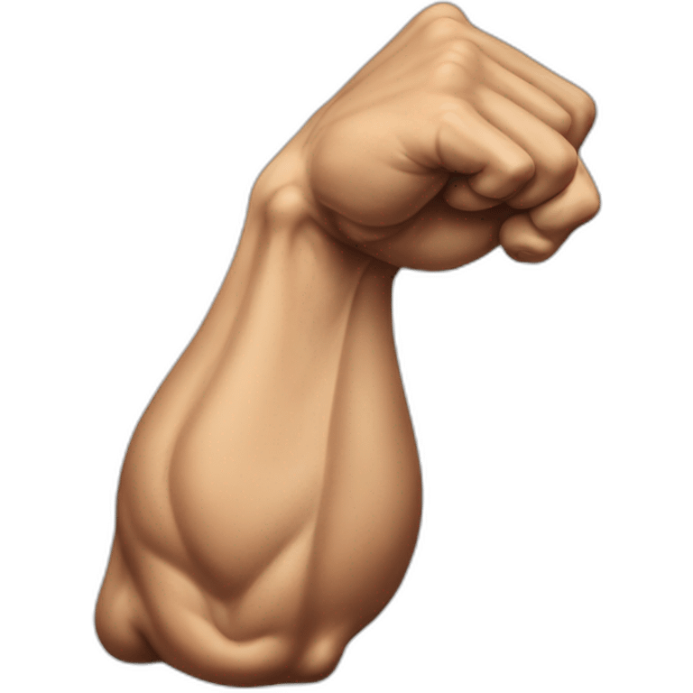 REALISCTIC MUSCULE ARM  emoji