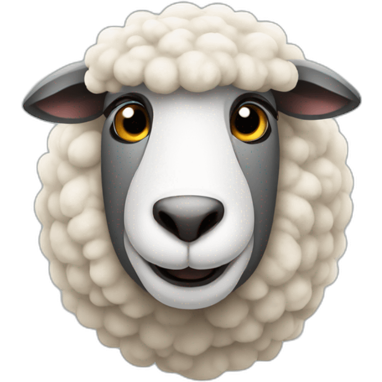 Funny Sheep emoji