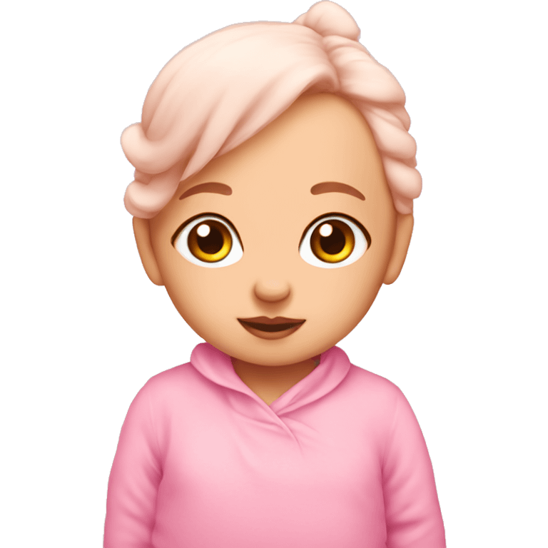 pink baby girl emoji