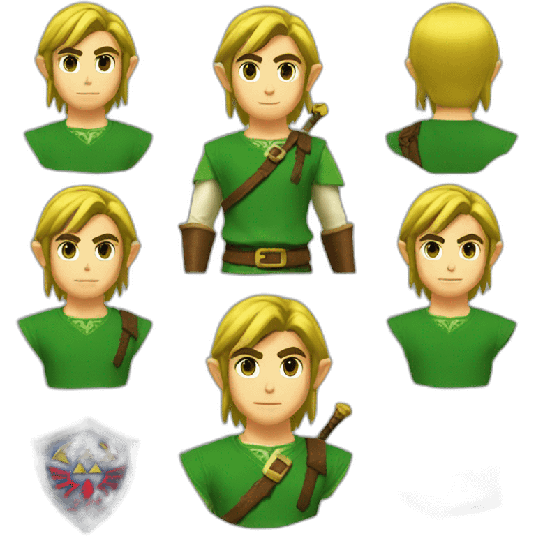 Link from the legend of zelda emoji