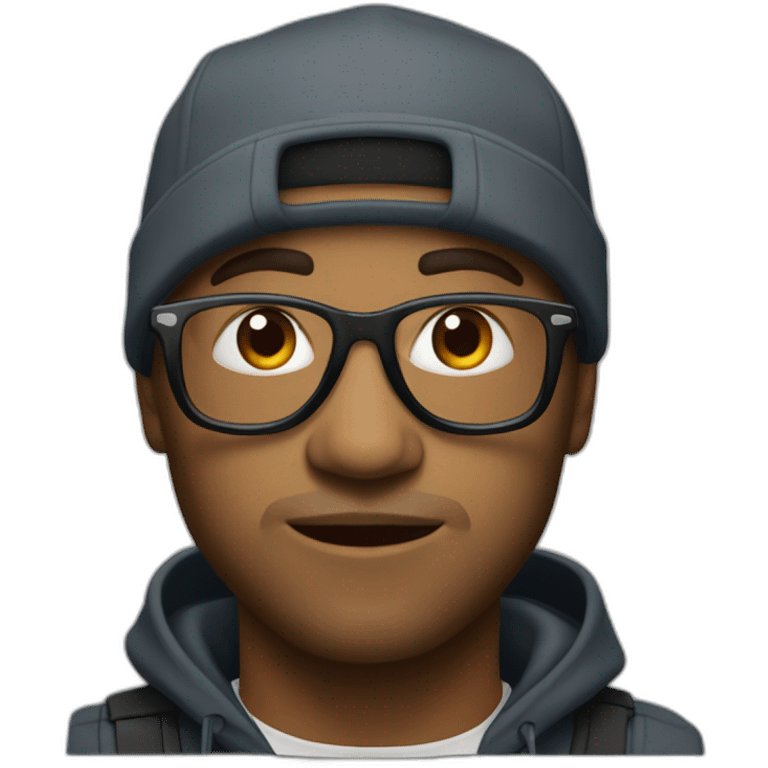 Jul le rappeur français en realiste emoji