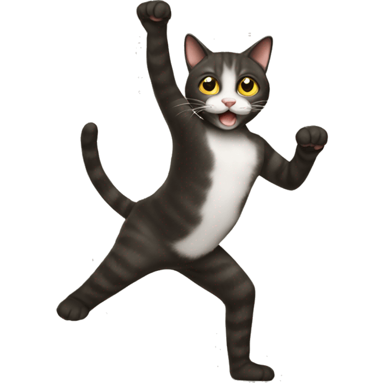 Twerking cat emoji