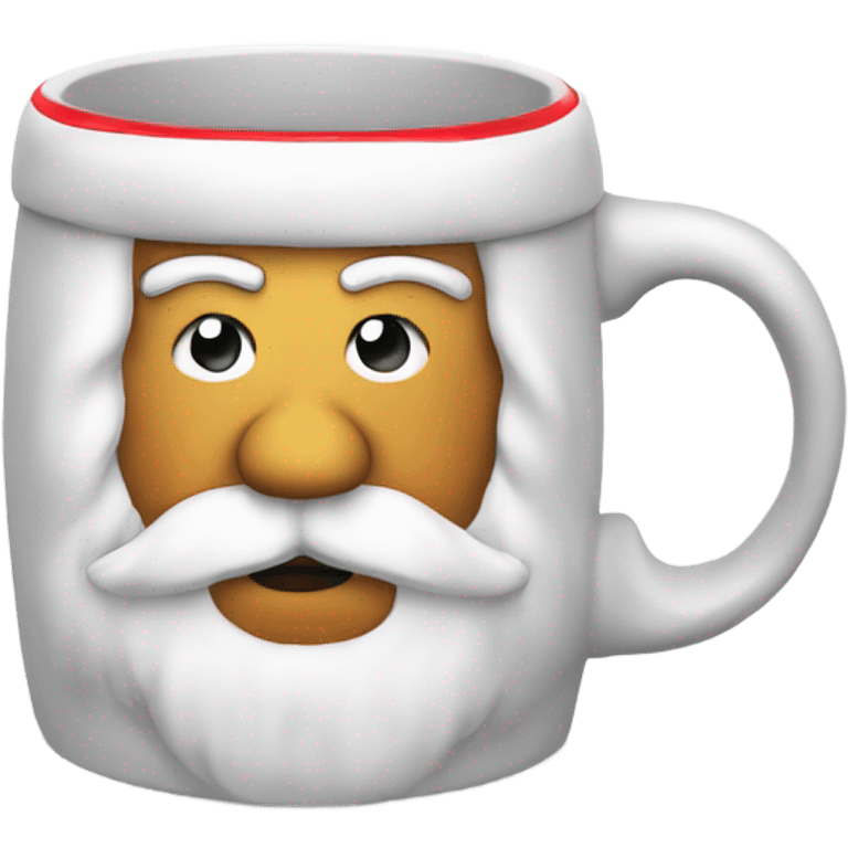 dull Santa mug  emoji