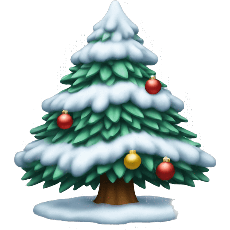 winter christmas tree emoji