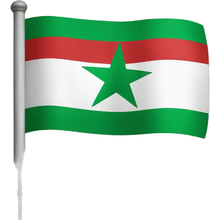 Green syria flag emoji