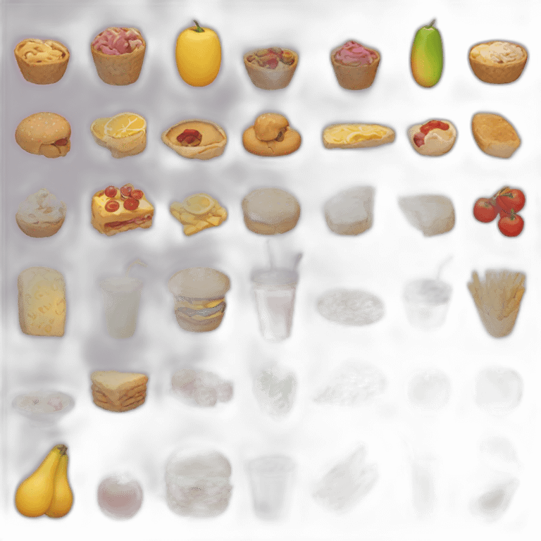 food choices emoji