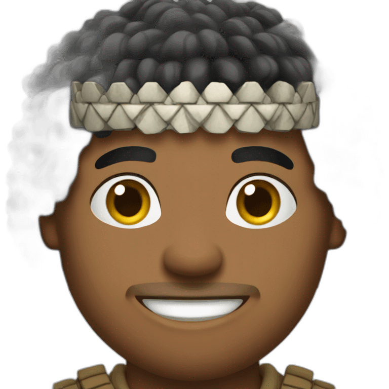 Fijian Warrior Guy emoji