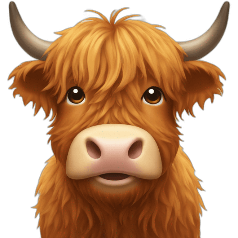 Maple the highland cow emoji