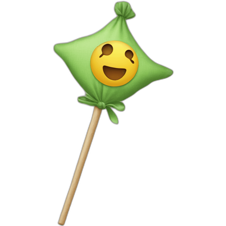 Rag on a stick emoji