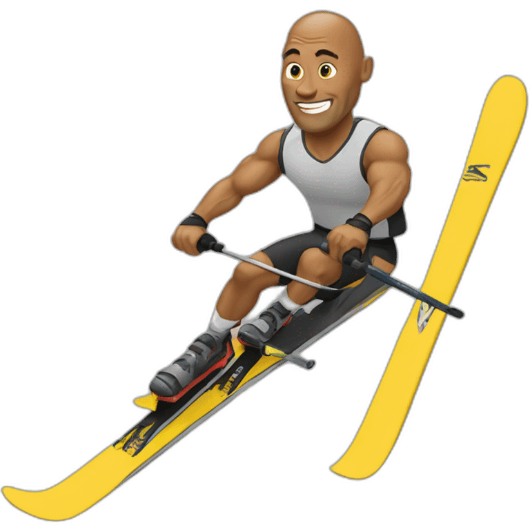 The rock ski emoji