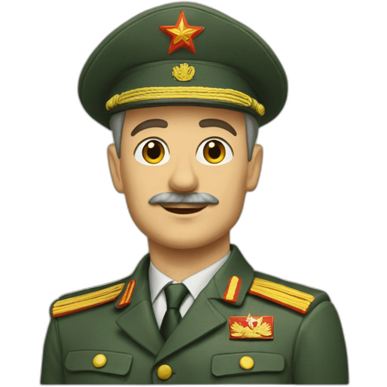 soviet military man on boat emoji