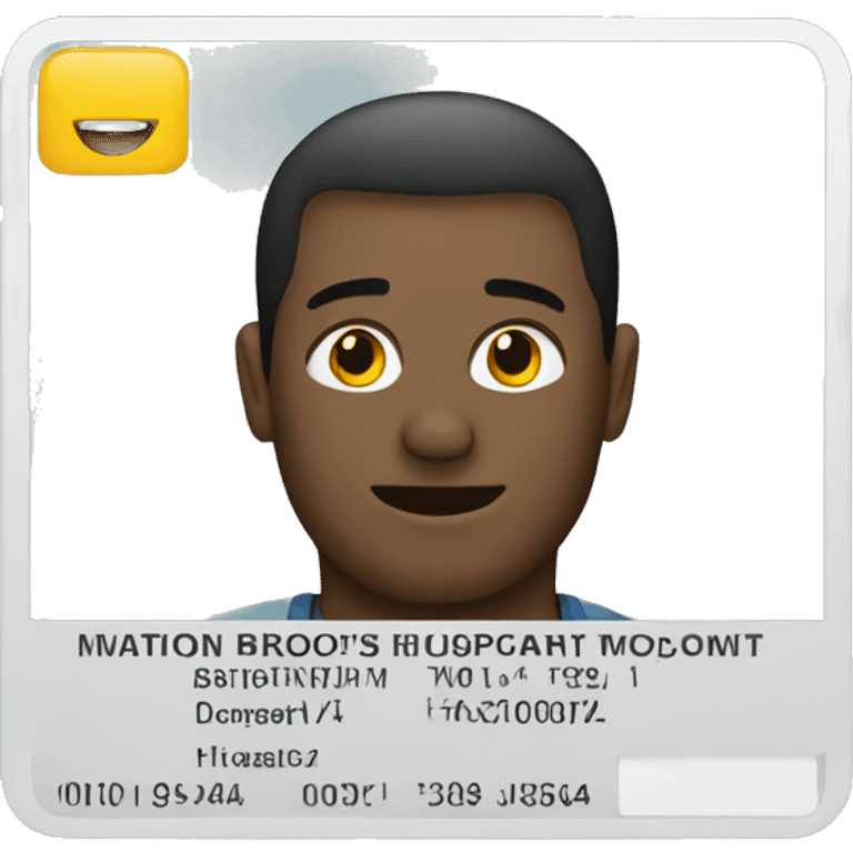 driver's license emoji