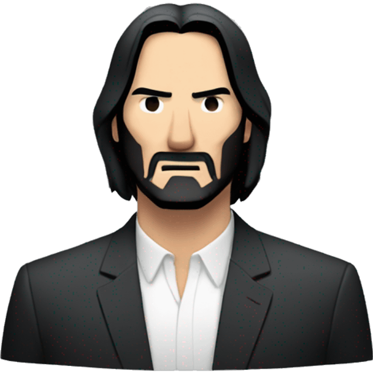 John wick face  emoji