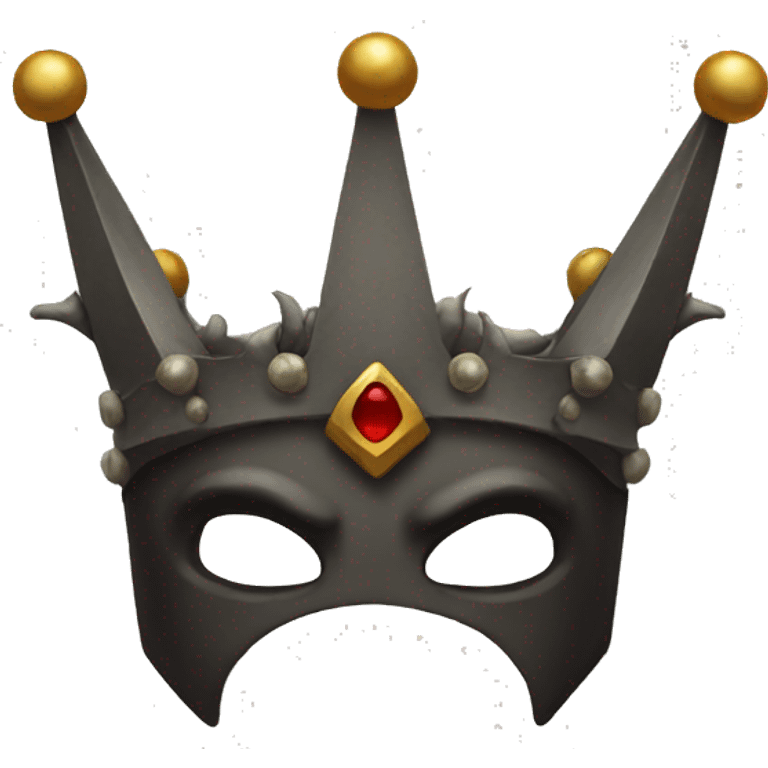 Crown with demon horns emoji