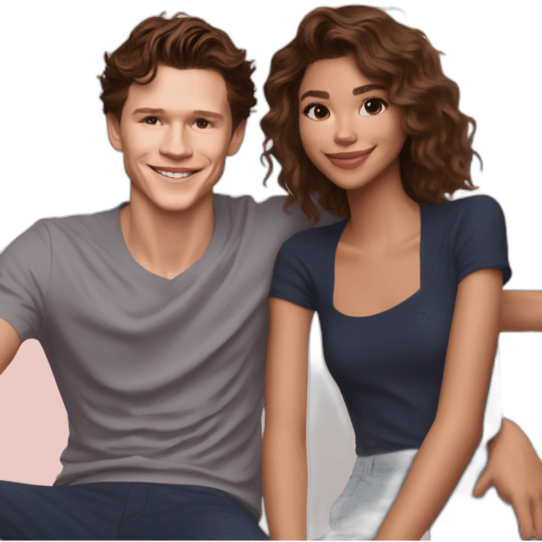 Tom Holland and Zendaya emoji