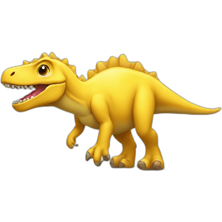 big yellow dinosaur emoji