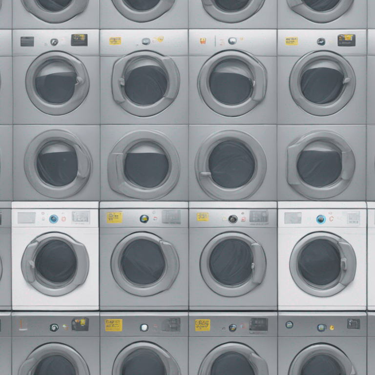 Rows of Washer Dryers emoji