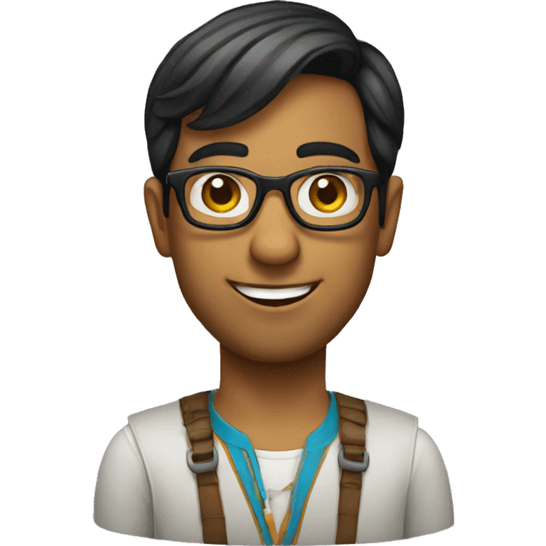 Indian geek emoji