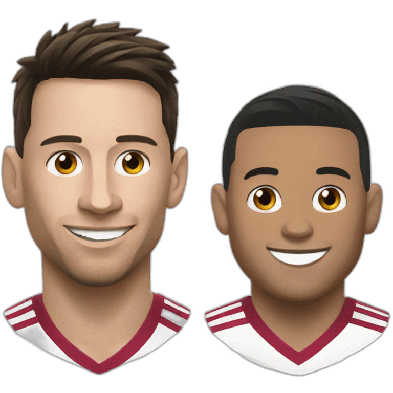 Messi et ronaldo emoji