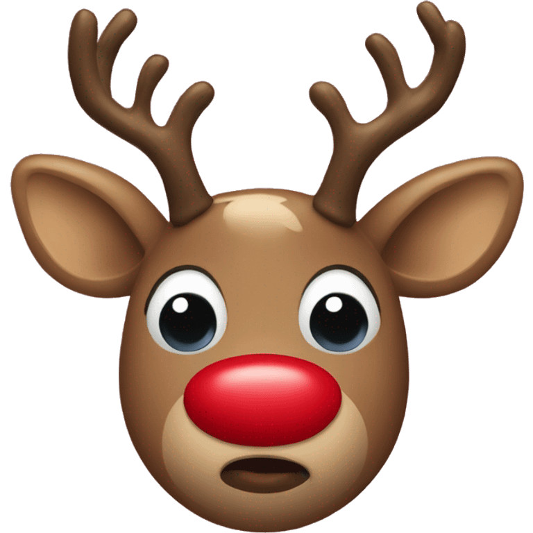 Red Nosed Reindeer emoji