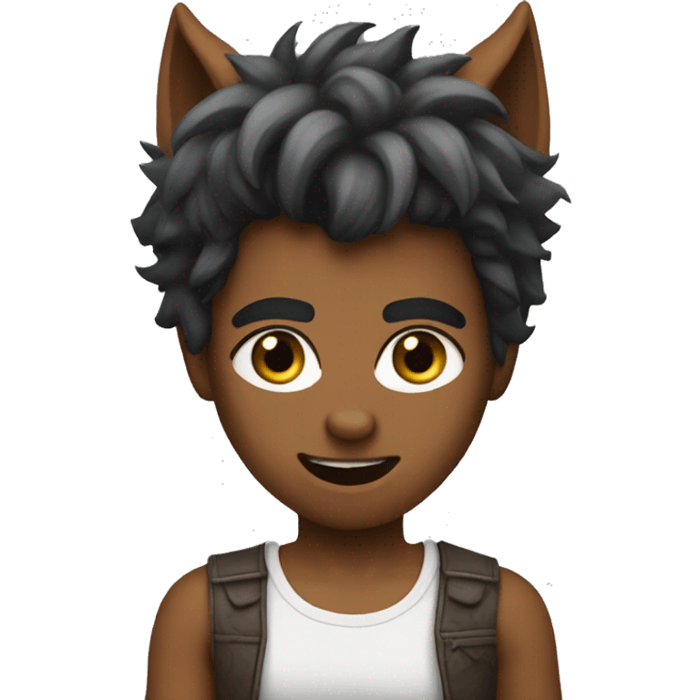 werewolf in crop top emoji