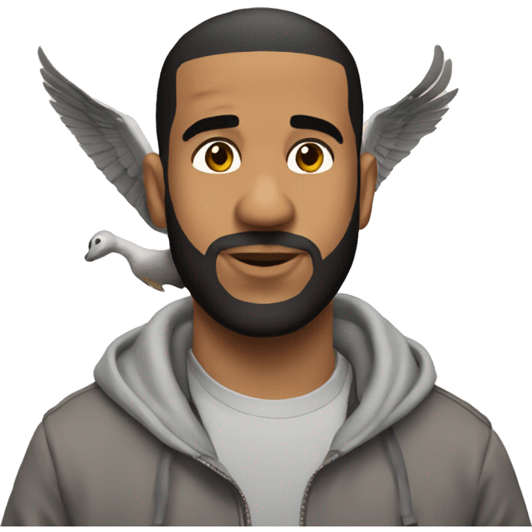 Drake flying emoji