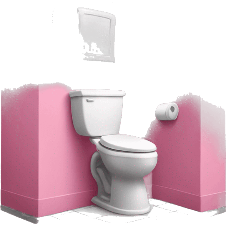 Pink washroom emoji