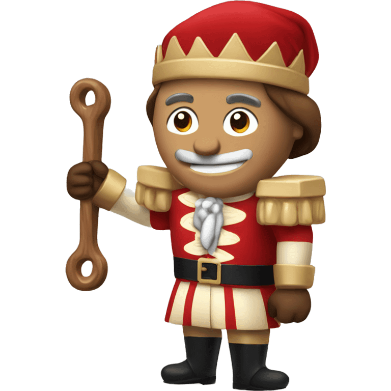 A nut cracker emoji