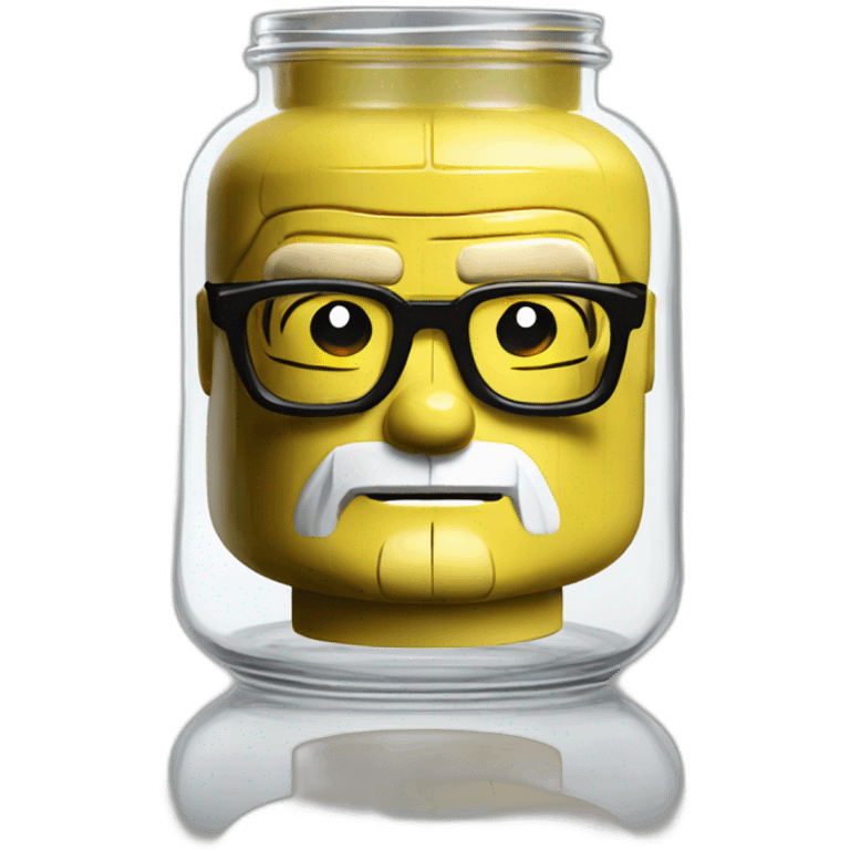 Lego Walter white in jar emoji