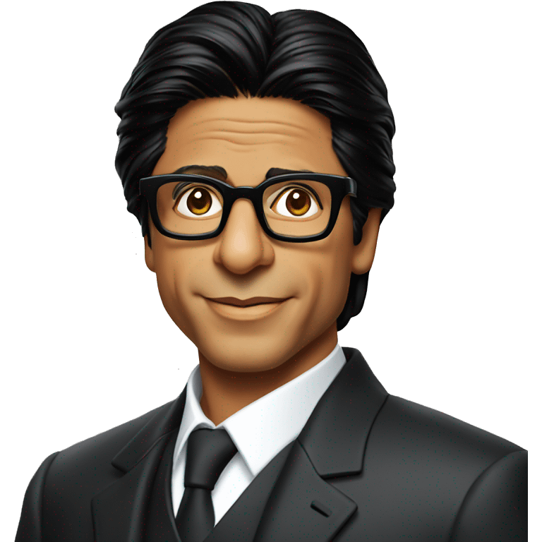 Shah rukh khan wearing spectacles  emoji