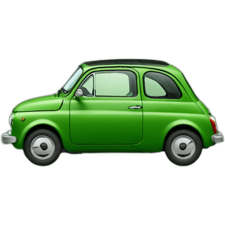 Green fiat 500 emoji