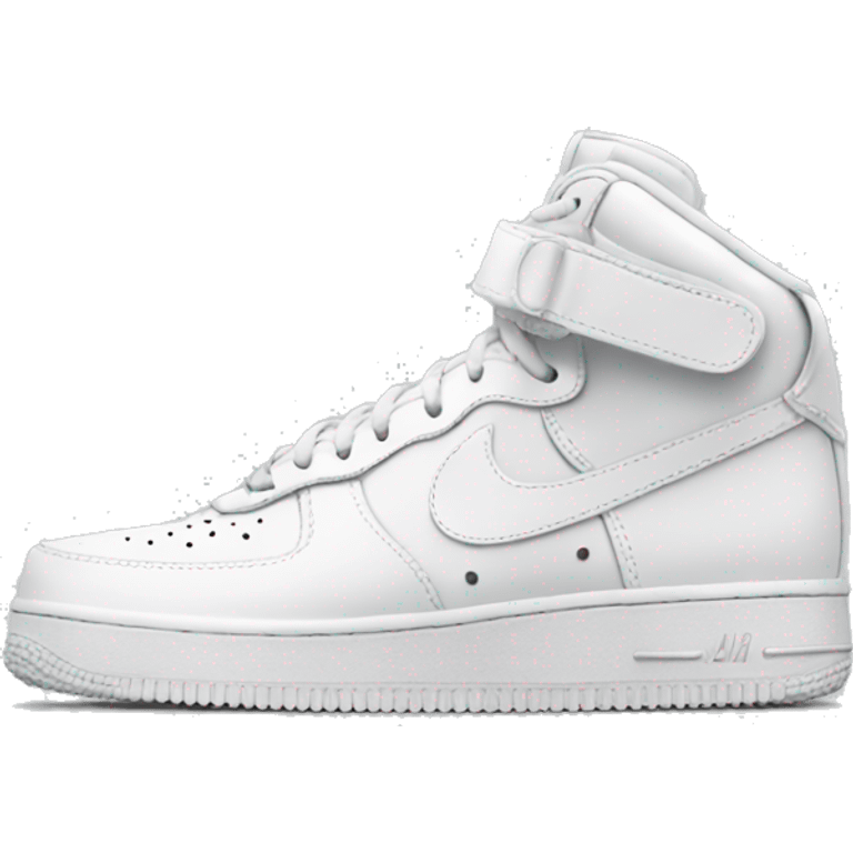 White air forces Nike emoji