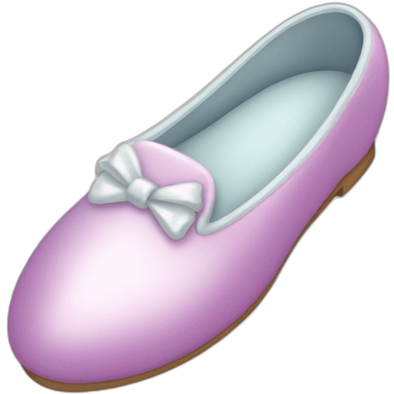 Pearlescent slipper emoji