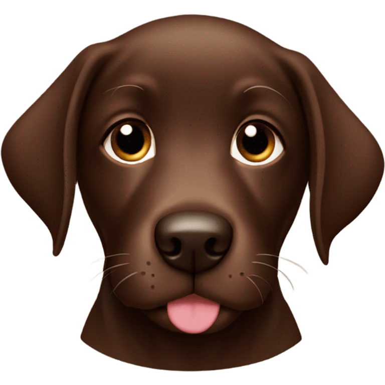 chocolate lab puppy emoji