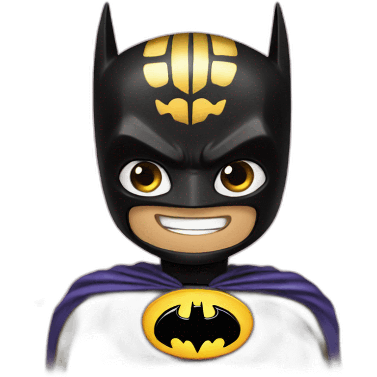 batman celebrating new year emoji