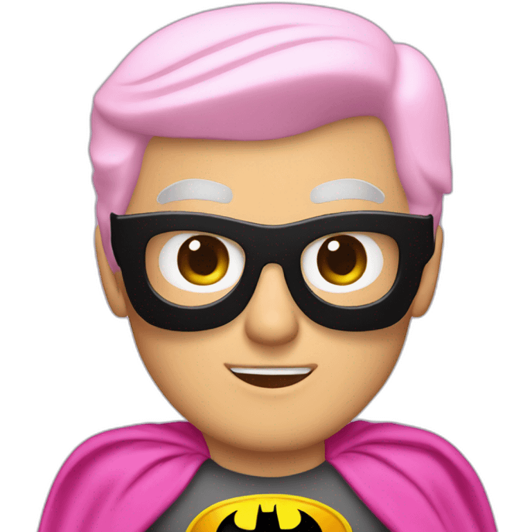 adam west pink batman emoji