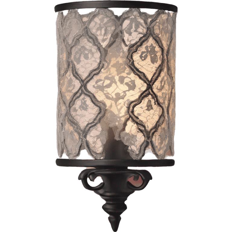 Victoria's secret lace sconce emoji