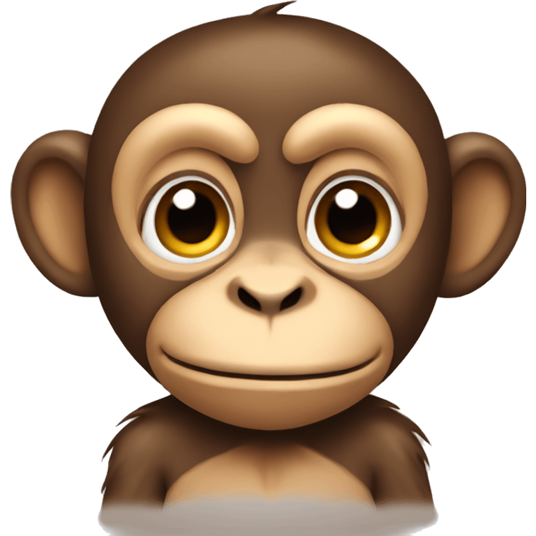 monkey with bow emoji