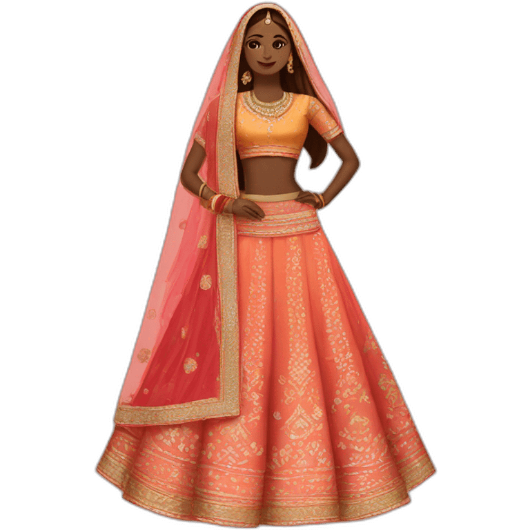 lehenga emoji