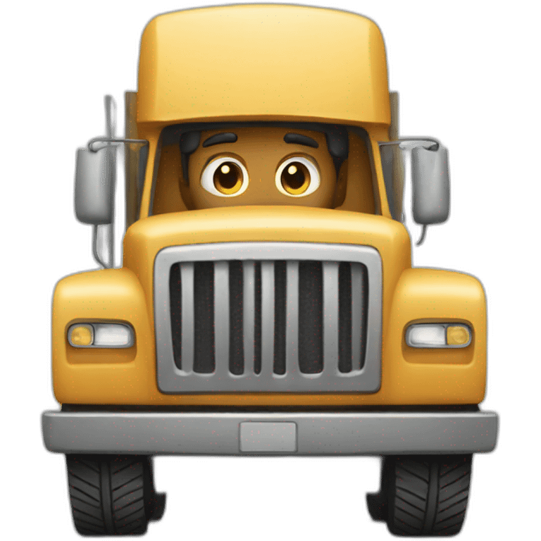 Man Truck emoji