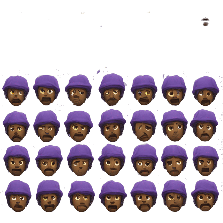 Purple rain emoji