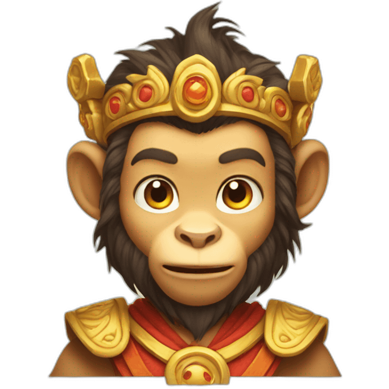 cutie cartoon MONKEY KING emoji