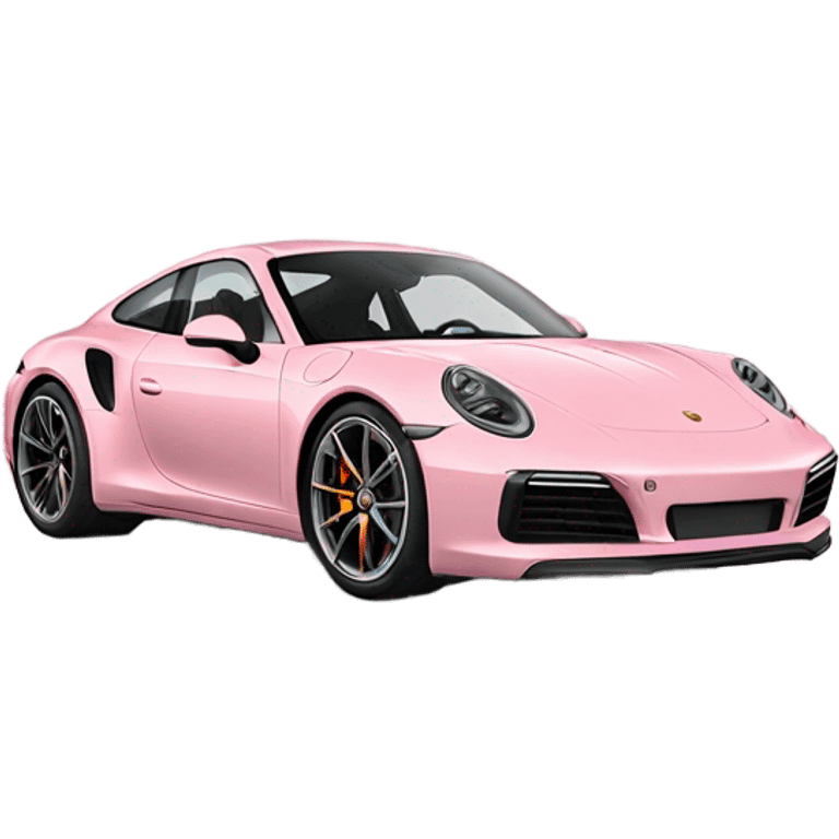 Light pink  new Porsche 911  emoji