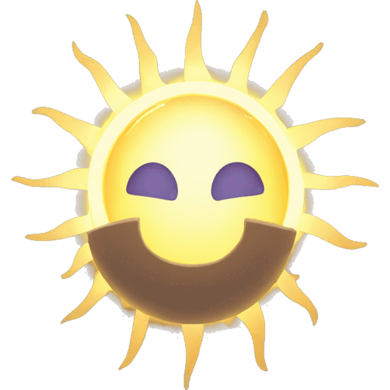 halo sun emoji