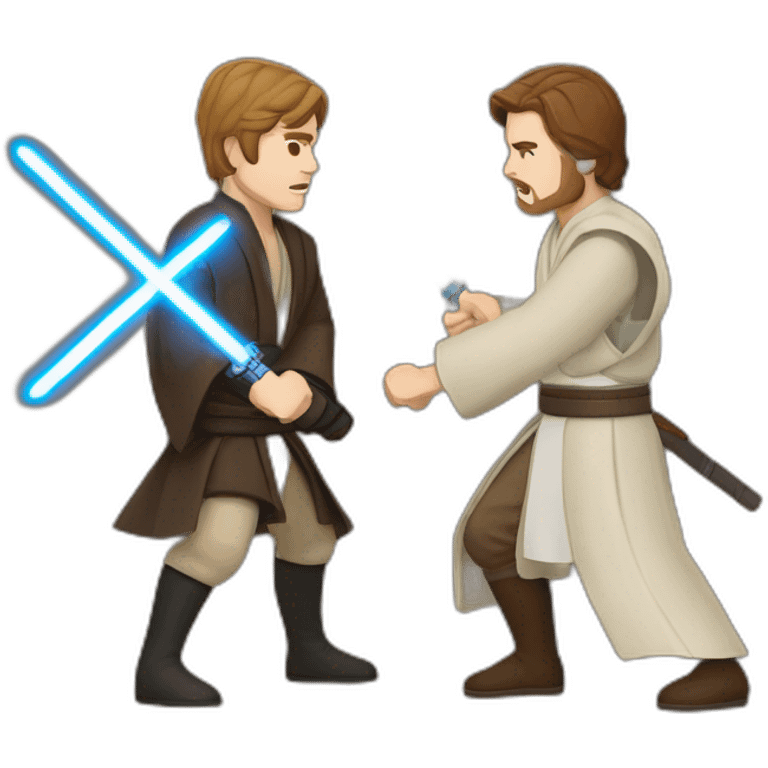 Anakin vs obi-wan battle emoji