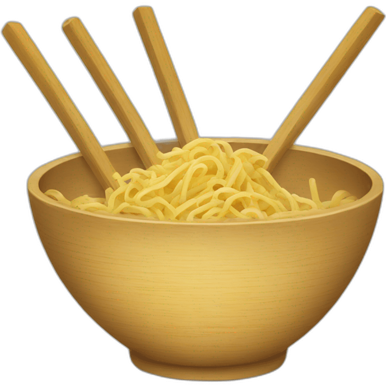 pasta wok with sticks emoji