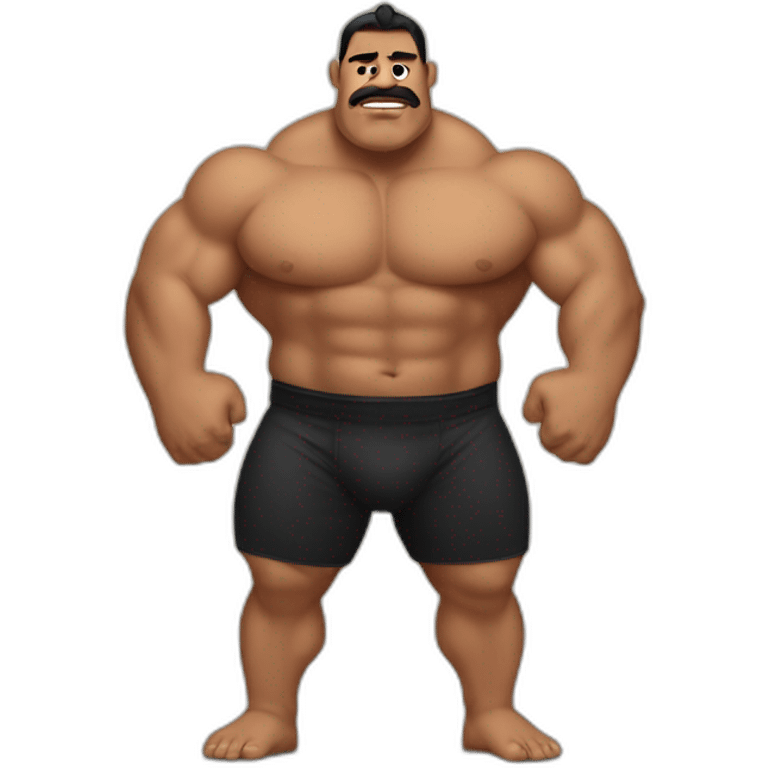 Pacific Islander Strongman emoji